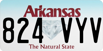 AR license plate 824VYV