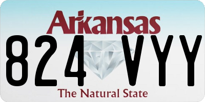 AR license plate 824VYY