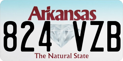 AR license plate 824VZB
