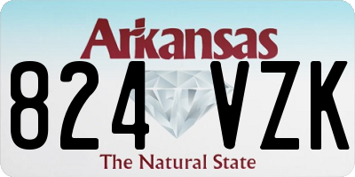 AR license plate 824VZK