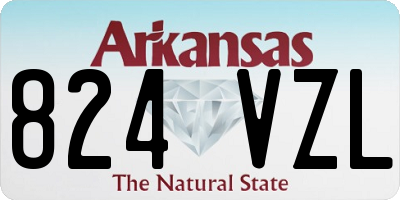AR license plate 824VZL