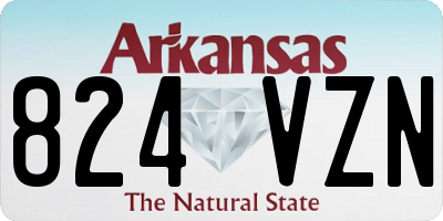 AR license plate 824VZN