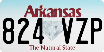 AR license plate 824VZP