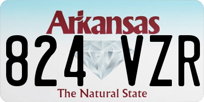 AR license plate 824VZR