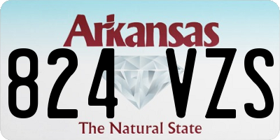 AR license plate 824VZS