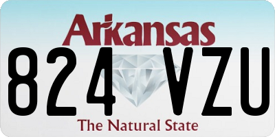 AR license plate 824VZU