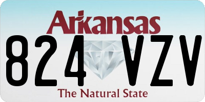 AR license plate 824VZV