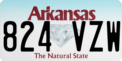 AR license plate 824VZW
