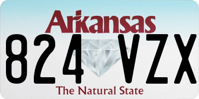 AR license plate 824VZX