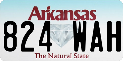AR license plate 824WAH
