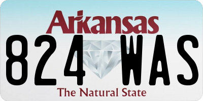 AR license plate 824WAS