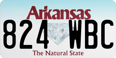AR license plate 824WBC