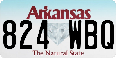 AR license plate 824WBQ