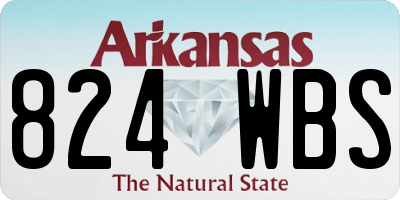 AR license plate 824WBS