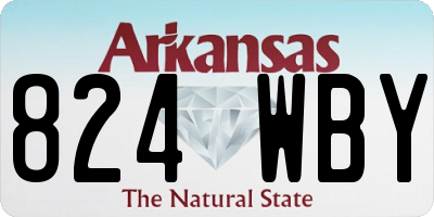 AR license plate 824WBY
