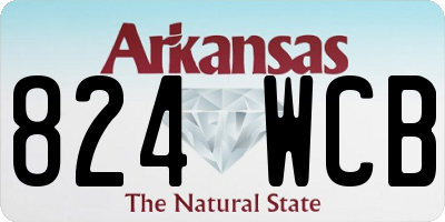 AR license plate 824WCB