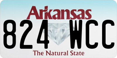 AR license plate 824WCC