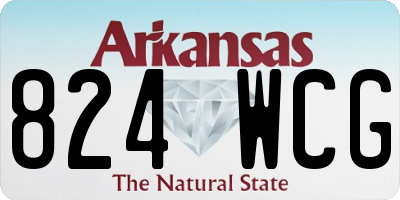 AR license plate 824WCG