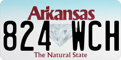 AR license plate 824WCH