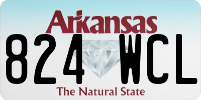 AR license plate 824WCL