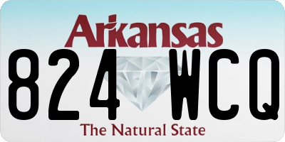AR license plate 824WCQ