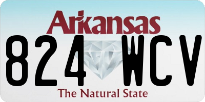 AR license plate 824WCV