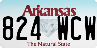 AR license plate 824WCW