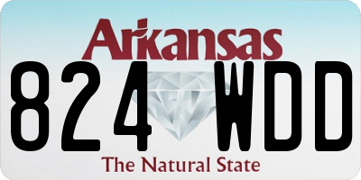 AR license plate 824WDD