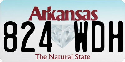 AR license plate 824WDH