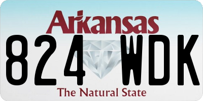 AR license plate 824WDK