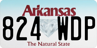 AR license plate 824WDP