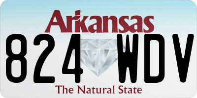 AR license plate 824WDV