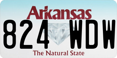 AR license plate 824WDW