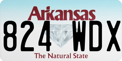 AR license plate 824WDX