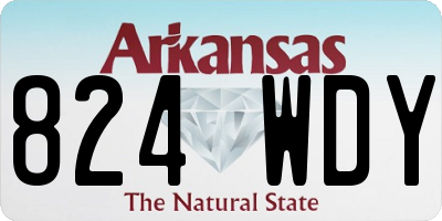AR license plate 824WDY