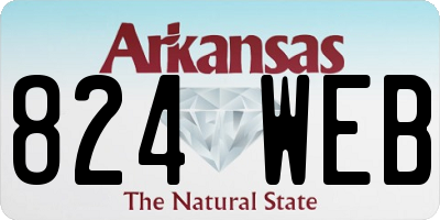 AR license plate 824WEB