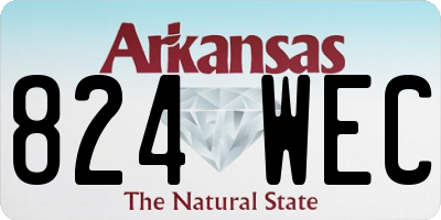 AR license plate 824WEC