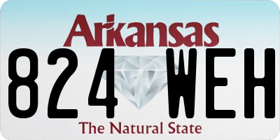 AR license plate 824WEH