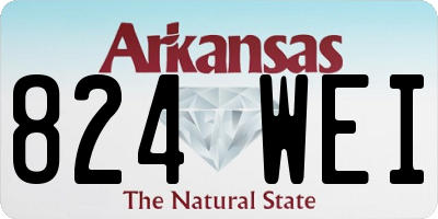 AR license plate 824WEI