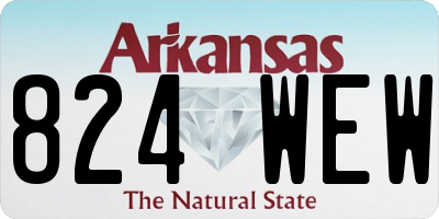 AR license plate 824WEW