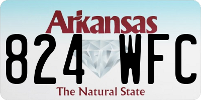 AR license plate 824WFC