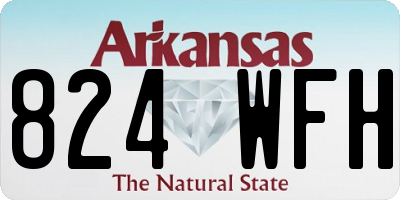 AR license plate 824WFH