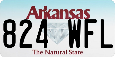 AR license plate 824WFL
