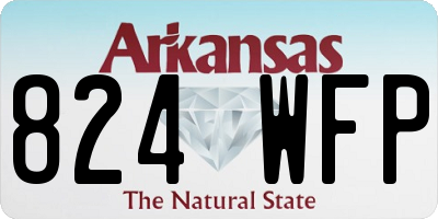 AR license plate 824WFP