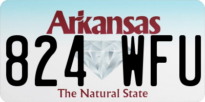 AR license plate 824WFU