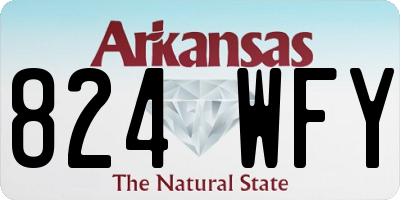 AR license plate 824WFY