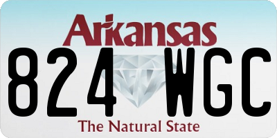 AR license plate 824WGC