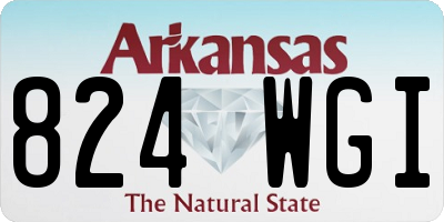 AR license plate 824WGI