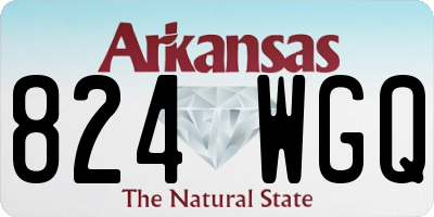 AR license plate 824WGQ