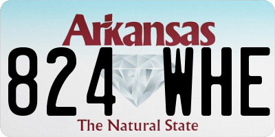 AR license plate 824WHE